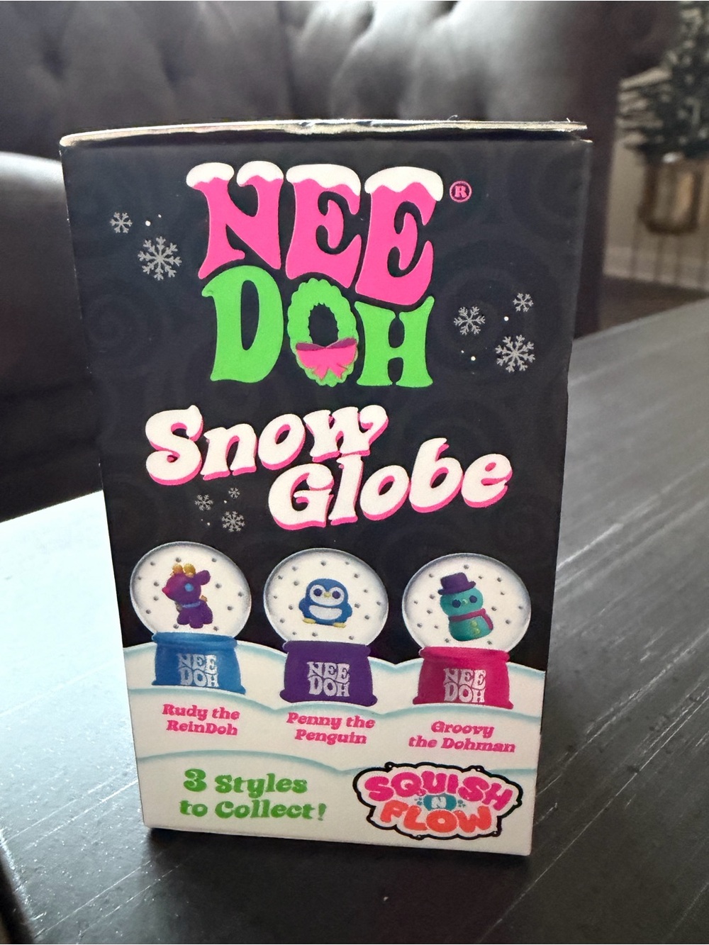 NeeDoh Squish N Flow Snow Globe “Reindeer” - Picture 2 of 3